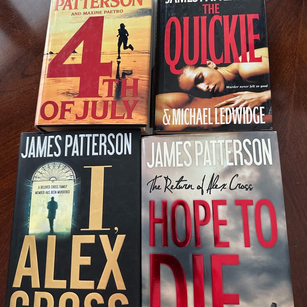 James Patterson Hardcover Book Set